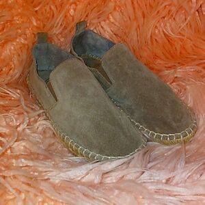 VINCE TAN SUEDE SLIP ON ESPADRILLES SIZE 7